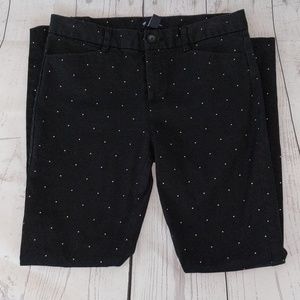 Gap Slim City Polka Dot Pant